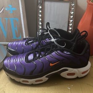 Air Max Nike Kids Black and Purple Sneakers